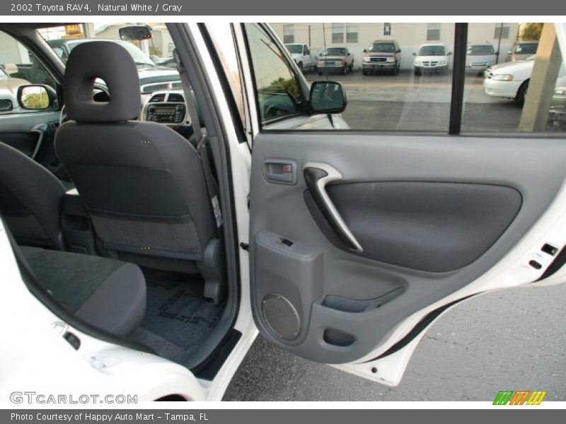 Natural White / Gray 2002 Toyota RAV4