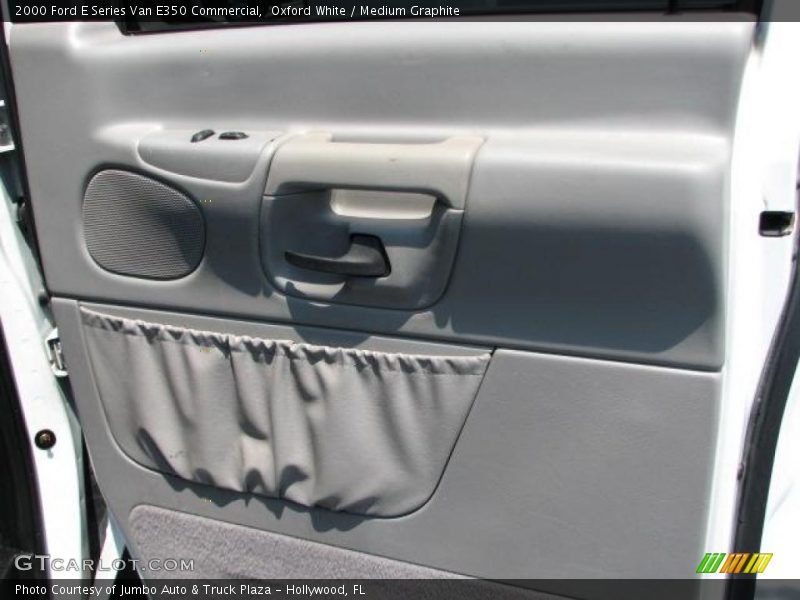 Oxford White / Medium Graphite 2000 Ford E Series Van E350 Commercial