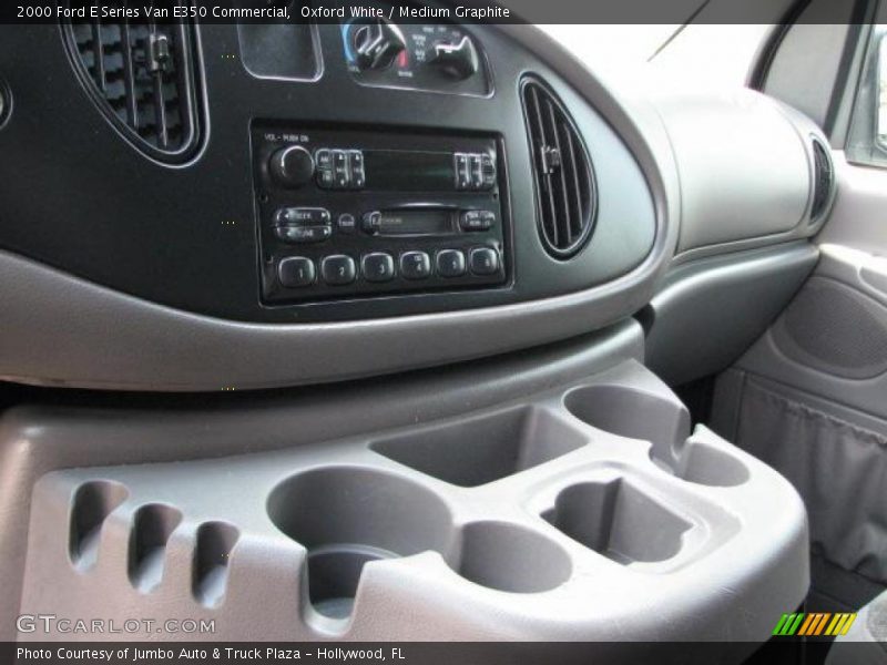 Oxford White / Medium Graphite 2000 Ford E Series Van E350 Commercial