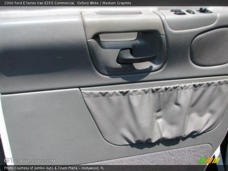Oxford White / Medium Graphite 2000 Ford E Series Van E350 Commercial