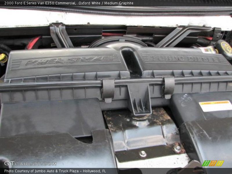 Oxford White / Medium Graphite 2000 Ford E Series Van E350 Commercial