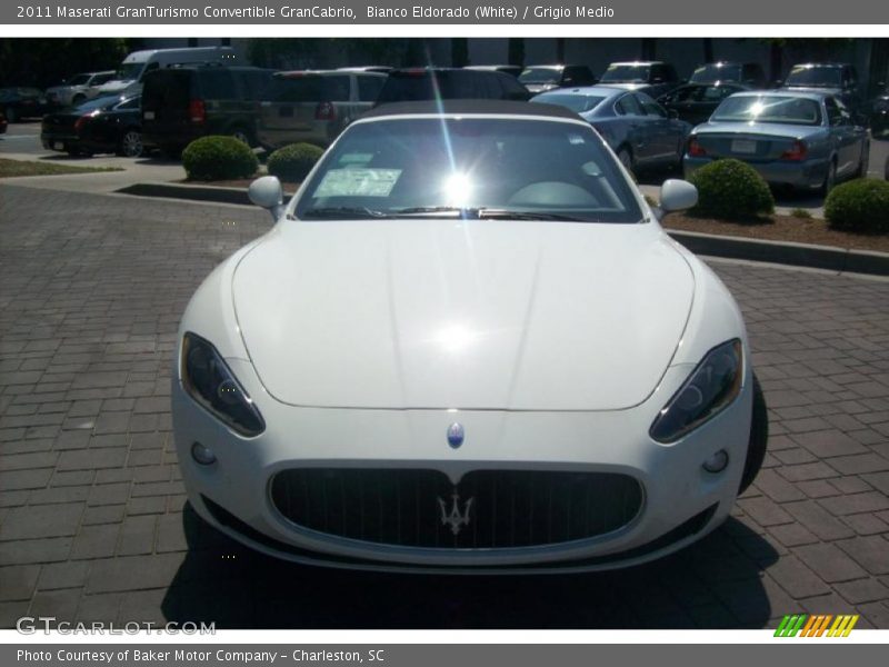 Bianco Eldorado (White) / Grigio Medio 2011 Maserati GranTurismo Convertible GranCabrio