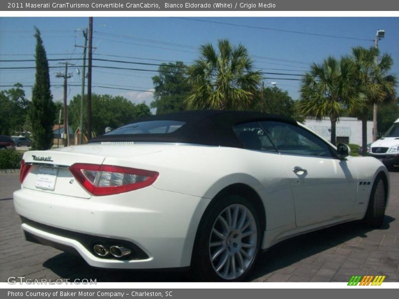 Bianco Eldorado (White) / Grigio Medio 2011 Maserati GranTurismo Convertible GranCabrio