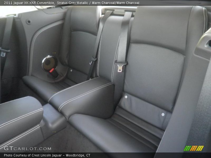 Stratus Grey Metallic / Warm Charcoal/Warm Charcoal 2011 Jaguar XK XKR Convertible