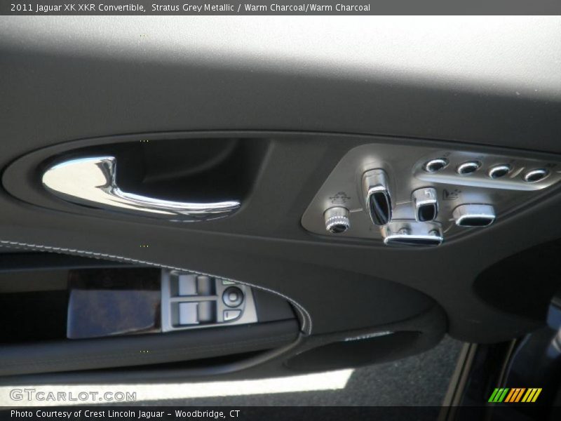 Stratus Grey Metallic / Warm Charcoal/Warm Charcoal 2011 Jaguar XK XKR Convertible