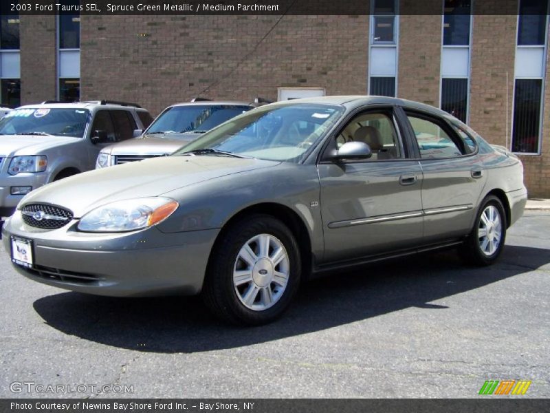 Spruce Green Metallic / Medium Parchment 2003 Ford Taurus SEL