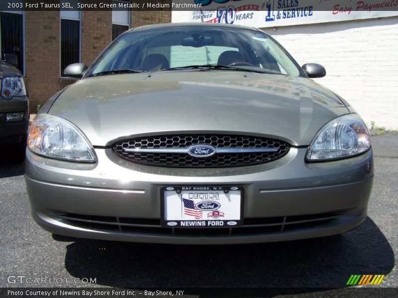 Spruce Green Metallic / Medium Parchment 2003 Ford Taurus SEL