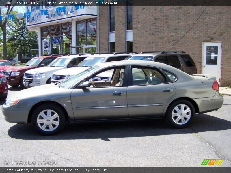 Spruce Green Metallic / Medium Parchment 2003 Ford Taurus SEL