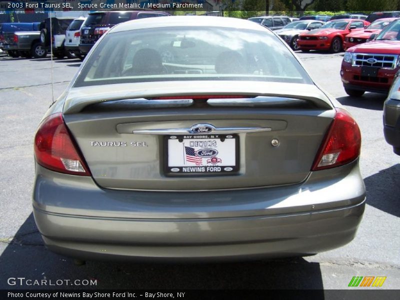 Spruce Green Metallic / Medium Parchment 2003 Ford Taurus SEL