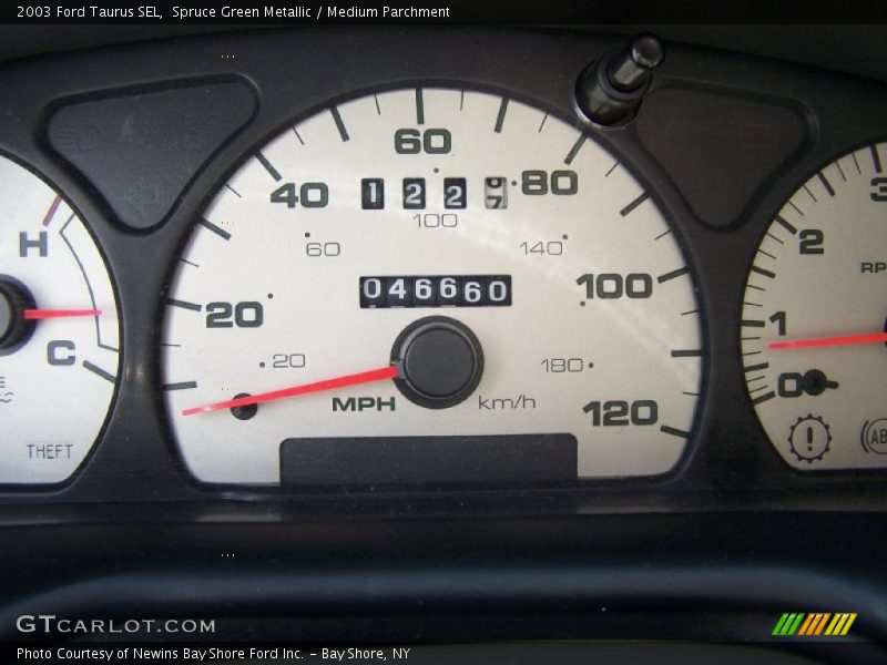 Spruce Green Metallic / Medium Parchment 2003 Ford Taurus SEL