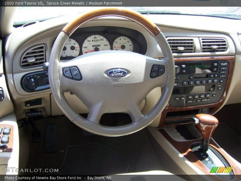 Spruce Green Metallic / Medium Parchment 2003 Ford Taurus SEL