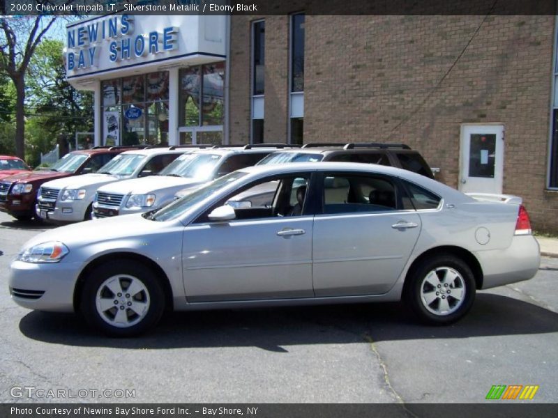 Silverstone Metallic / Ebony Black 2008 Chevrolet Impala LT