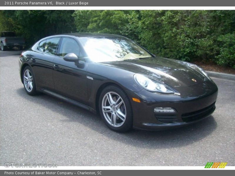 Black / Luxor Beige 2011 Porsche Panamera V6