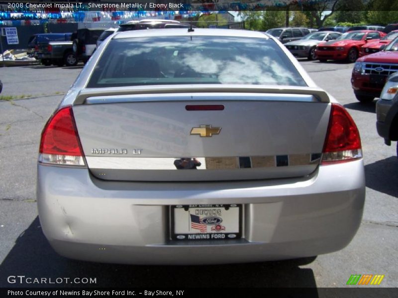 Silverstone Metallic / Ebony Black 2008 Chevrolet Impala LT