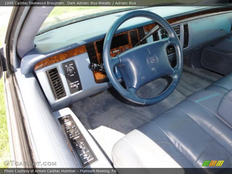  1996 Fleetwood Brougham Adriatic Blue Interior