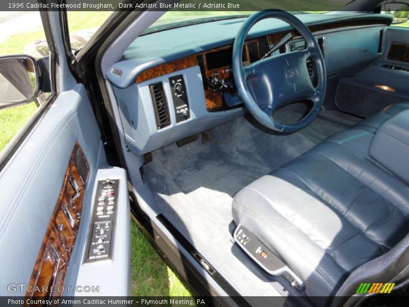  1996 Fleetwood Brougham Adriatic Blue Interior