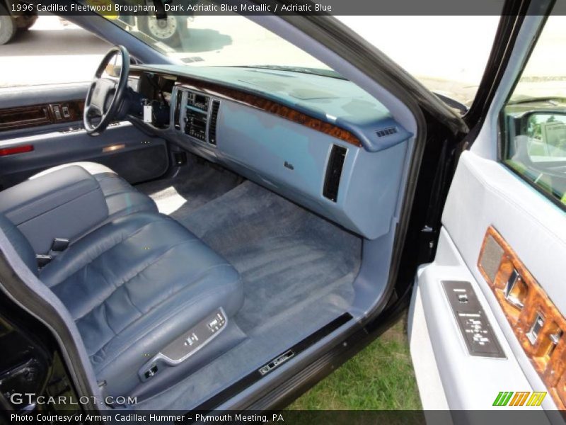  1996 Fleetwood Brougham Adriatic Blue Interior