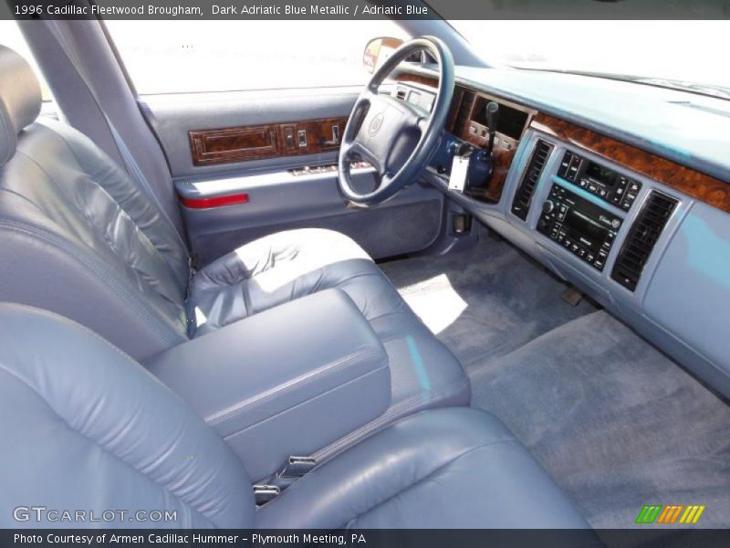  1996 Fleetwood Brougham Adriatic Blue Interior