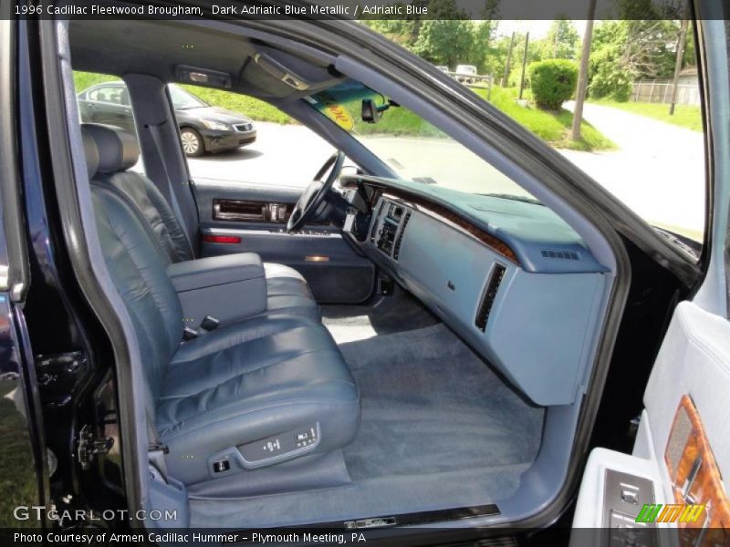  1996 Fleetwood Brougham Adriatic Blue Interior