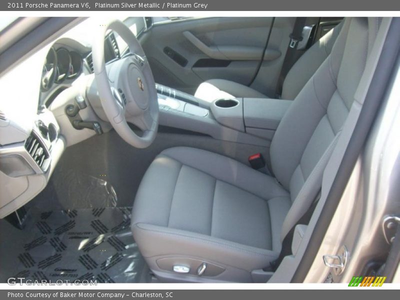 Platinum Silver Metallic / Platinum Grey 2011 Porsche Panamera V6