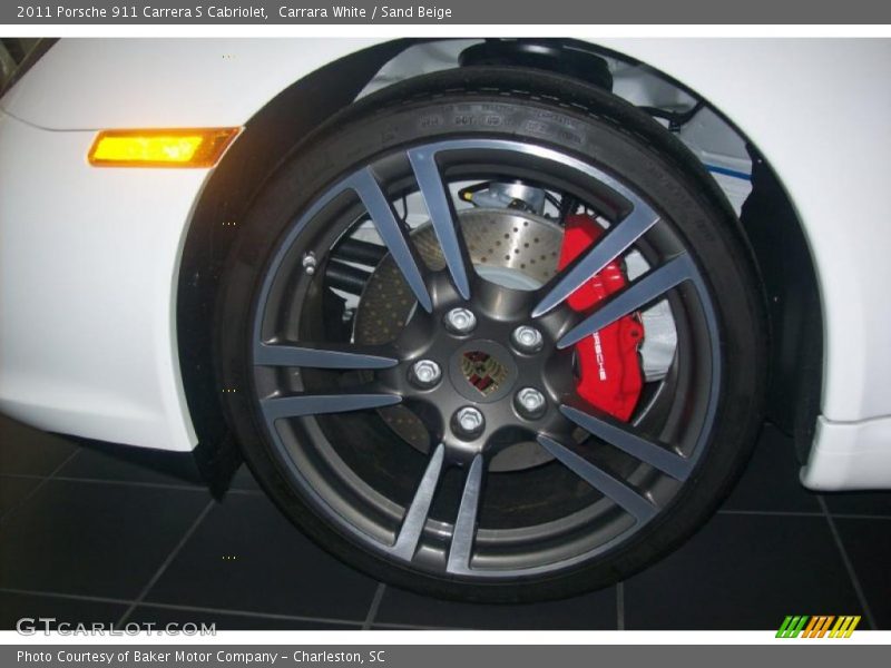Carrara White / Sand Beige 2011 Porsche 911 Carrera S Cabriolet