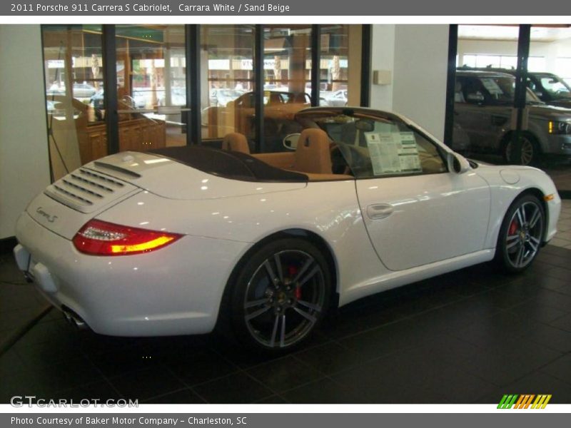 Carrara White / Sand Beige 2011 Porsche 911 Carrera S Cabriolet