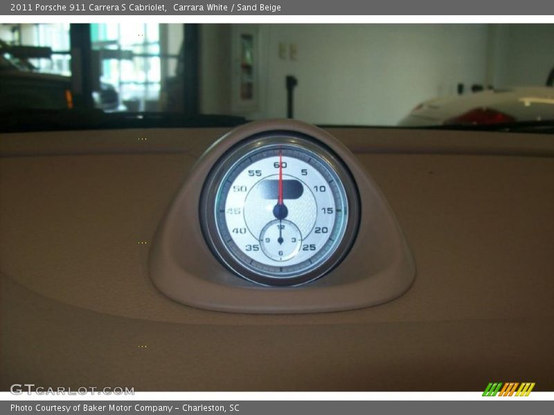 Carrara White / Sand Beige 2011 Porsche 911 Carrera S Cabriolet