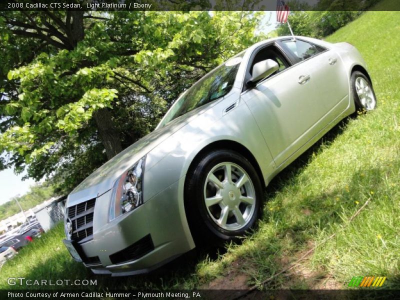 Light Platinum / Ebony 2008 Cadillac CTS Sedan