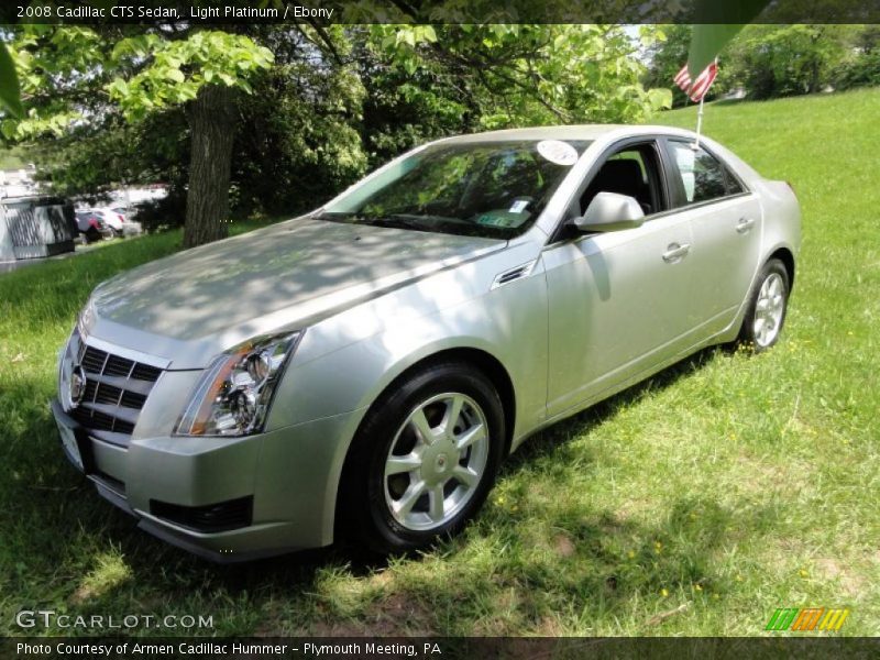 Light Platinum / Ebony 2008 Cadillac CTS Sedan
