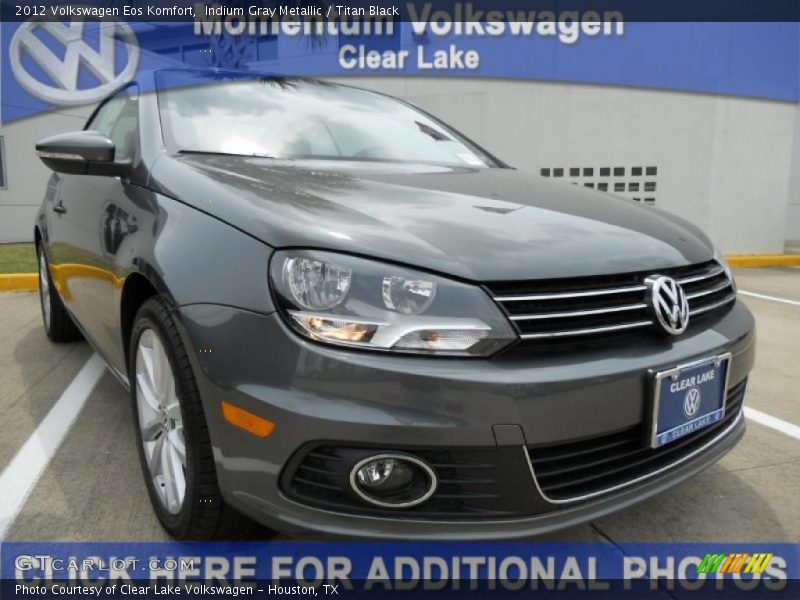 Indium Gray Metallic / Titan Black 2012 Volkswagen Eos Komfort