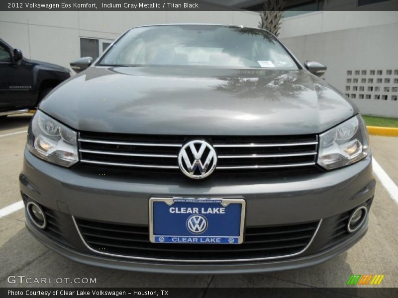 Indium Gray Metallic / Titan Black 2012 Volkswagen Eos Komfort