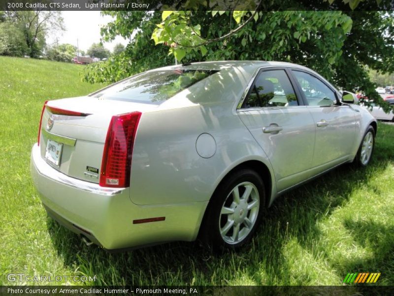 Light Platinum / Ebony 2008 Cadillac CTS Sedan