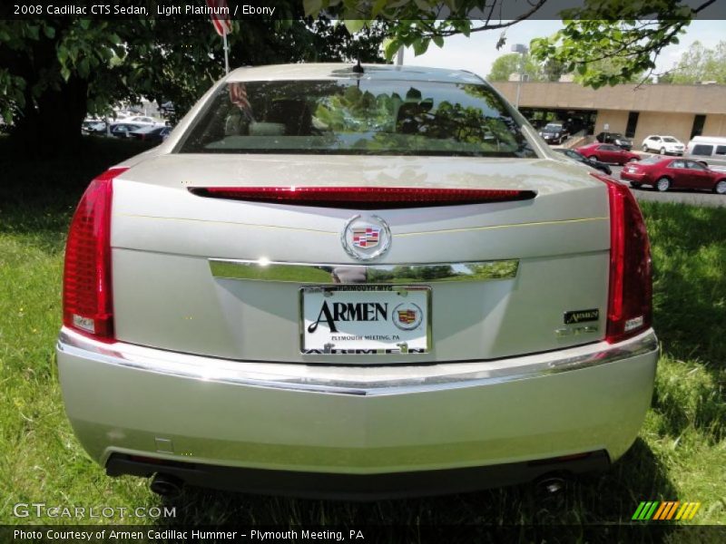 Light Platinum / Ebony 2008 Cadillac CTS Sedan