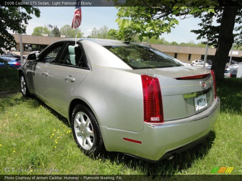 Light Platinum / Ebony 2008 Cadillac CTS Sedan