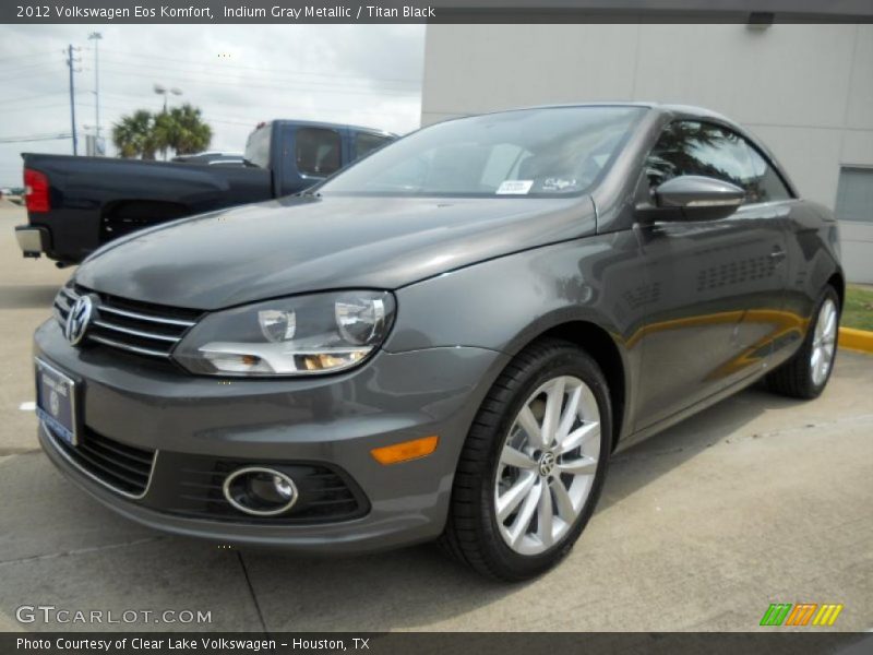 Indium Gray Metallic / Titan Black 2012 Volkswagen Eos Komfort