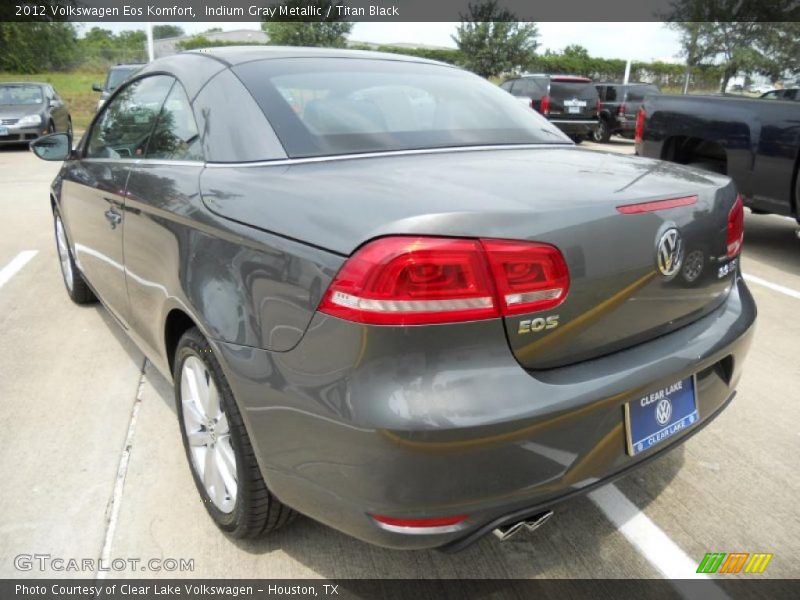 Indium Gray Metallic / Titan Black 2012 Volkswagen Eos Komfort