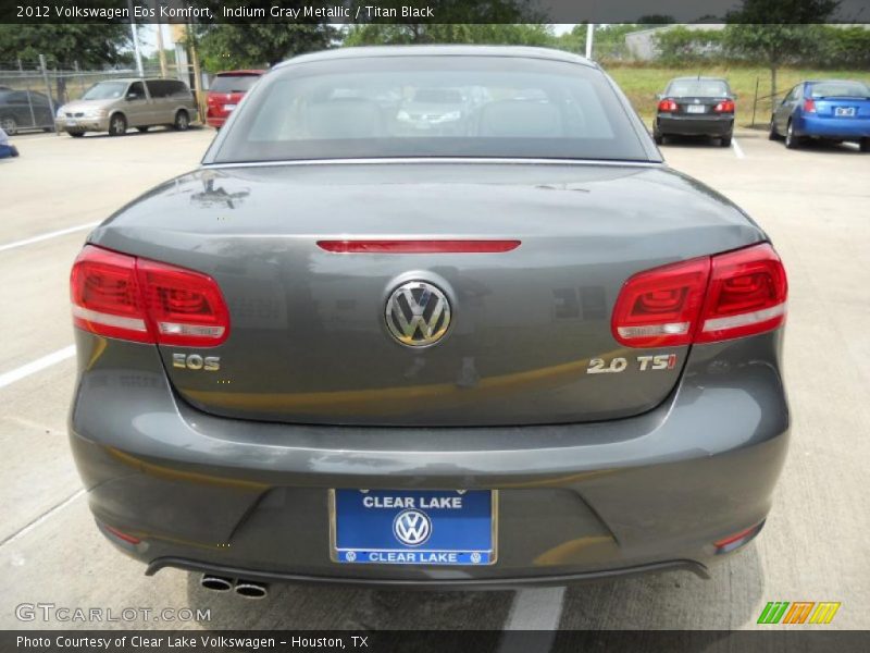 Indium Gray Metallic / Titan Black 2012 Volkswagen Eos Komfort