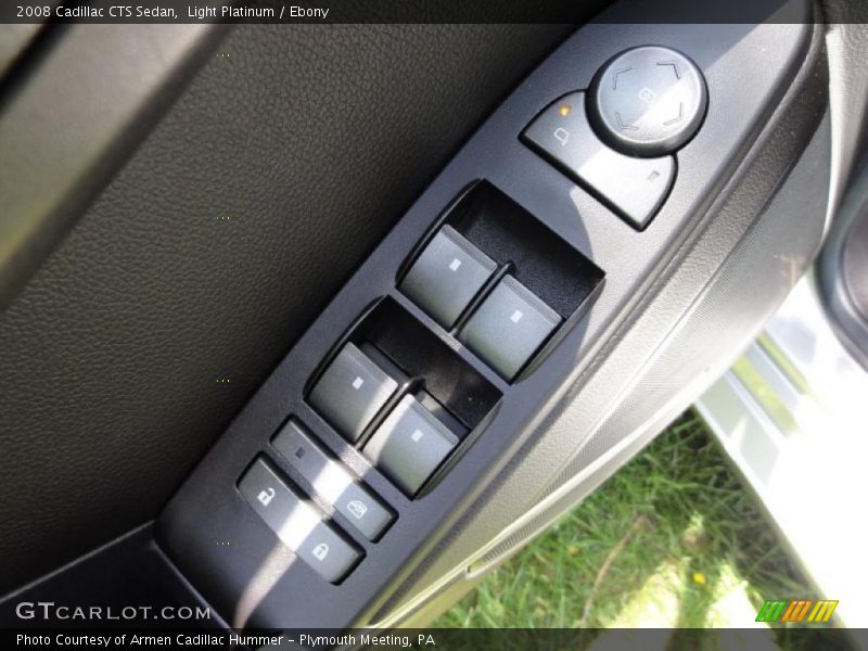 Light Platinum / Ebony 2008 Cadillac CTS Sedan