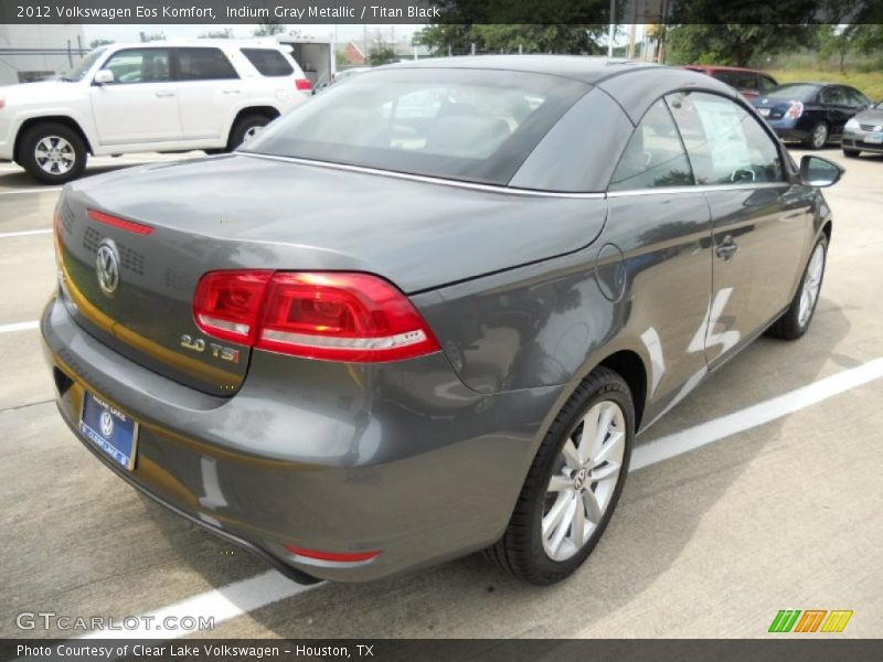 Indium Gray Metallic / Titan Black 2012 Volkswagen Eos Komfort
