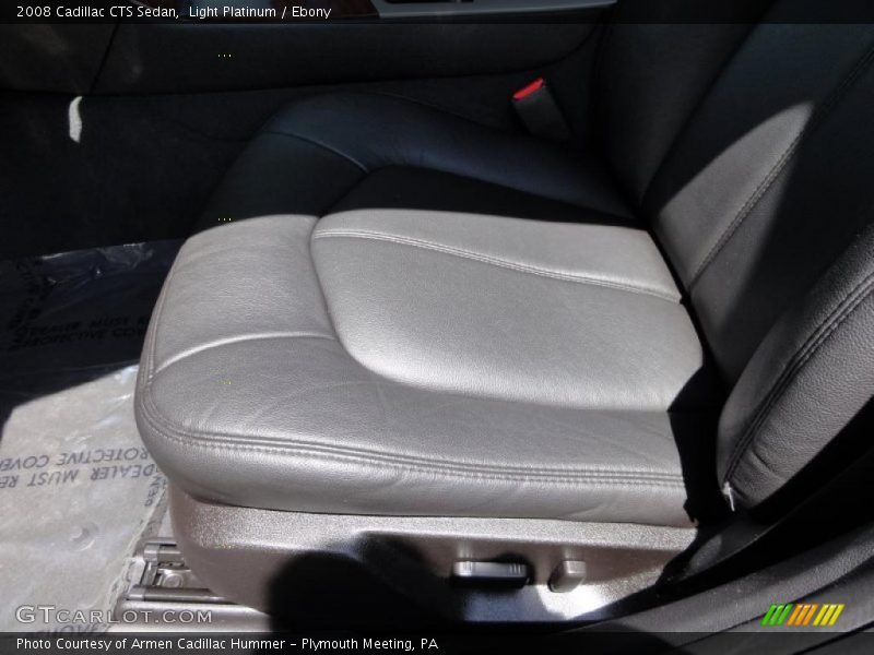 Light Platinum / Ebony 2008 Cadillac CTS Sedan