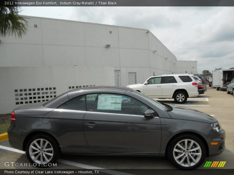 Indium Gray Metallic / Titan Black 2012 Volkswagen Eos Komfort