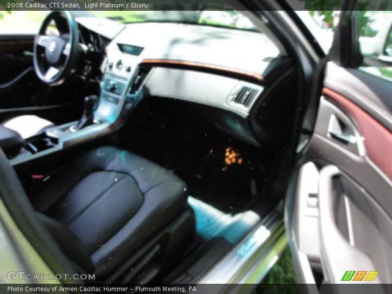 Light Platinum / Ebony 2008 Cadillac CTS Sedan