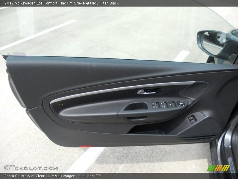Indium Gray Metallic / Titan Black 2012 Volkswagen Eos Komfort
