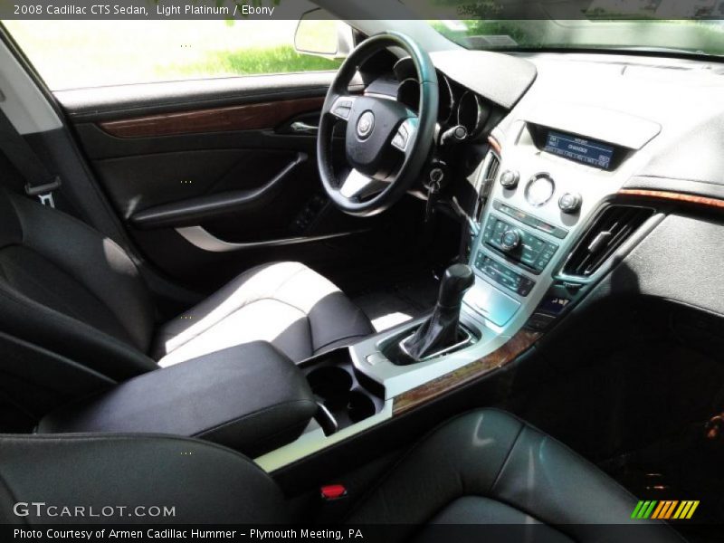 Light Platinum / Ebony 2008 Cadillac CTS Sedan