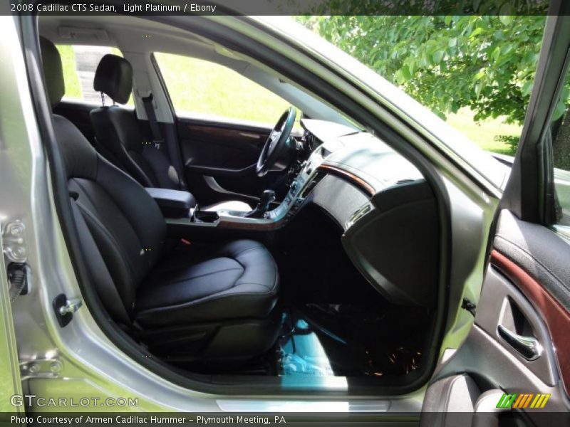 Light Platinum / Ebony 2008 Cadillac CTS Sedan