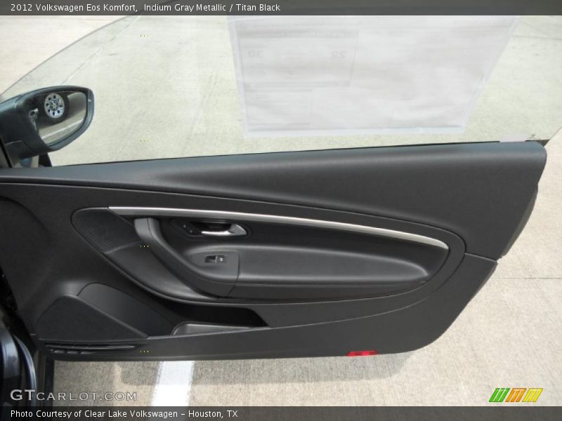 Indium Gray Metallic / Titan Black 2012 Volkswagen Eos Komfort