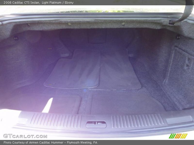 Light Platinum / Ebony 2008 Cadillac CTS Sedan