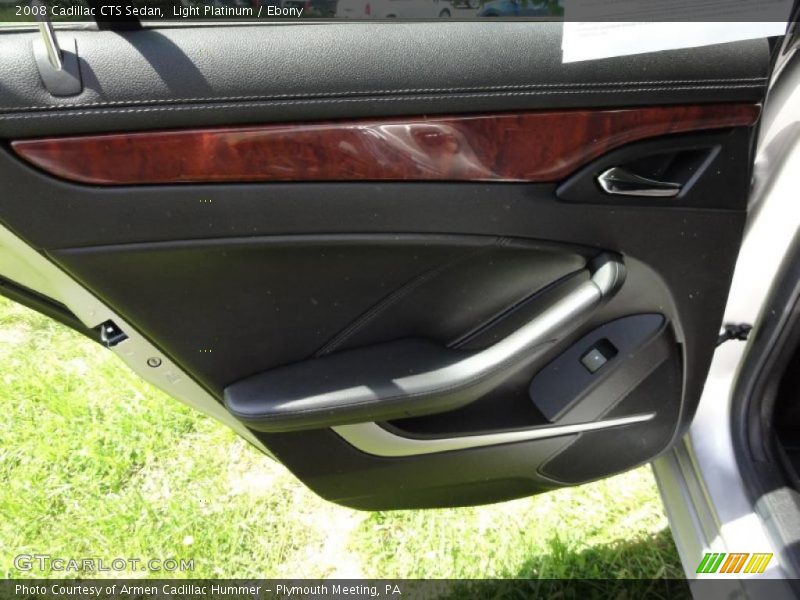 Light Platinum / Ebony 2008 Cadillac CTS Sedan