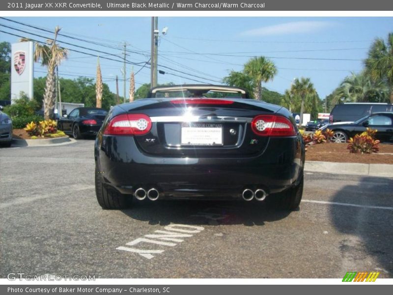 Ultimate Black Metallic / Warm Charcoal/Warm Charcoal 2011 Jaguar XK XKR Convertible