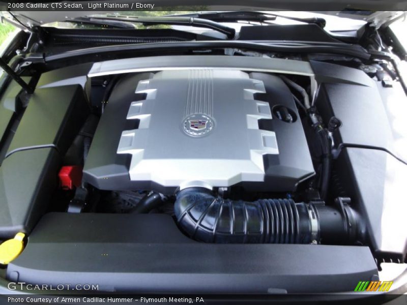 Light Platinum / Ebony 2008 Cadillac CTS Sedan